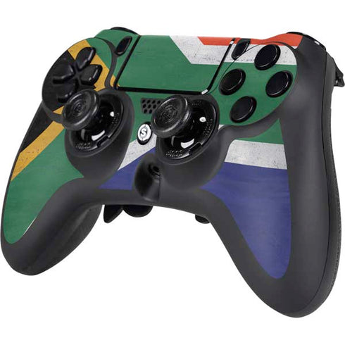South Africa Flag Distressed PS4/PC SCUF Impact Controller Skin